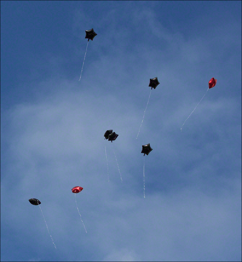 Balloon Release at Parade End